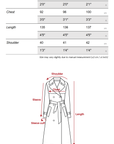DOINDULGE Deconstructed High-Neck Balloon Sleeve Long Coat