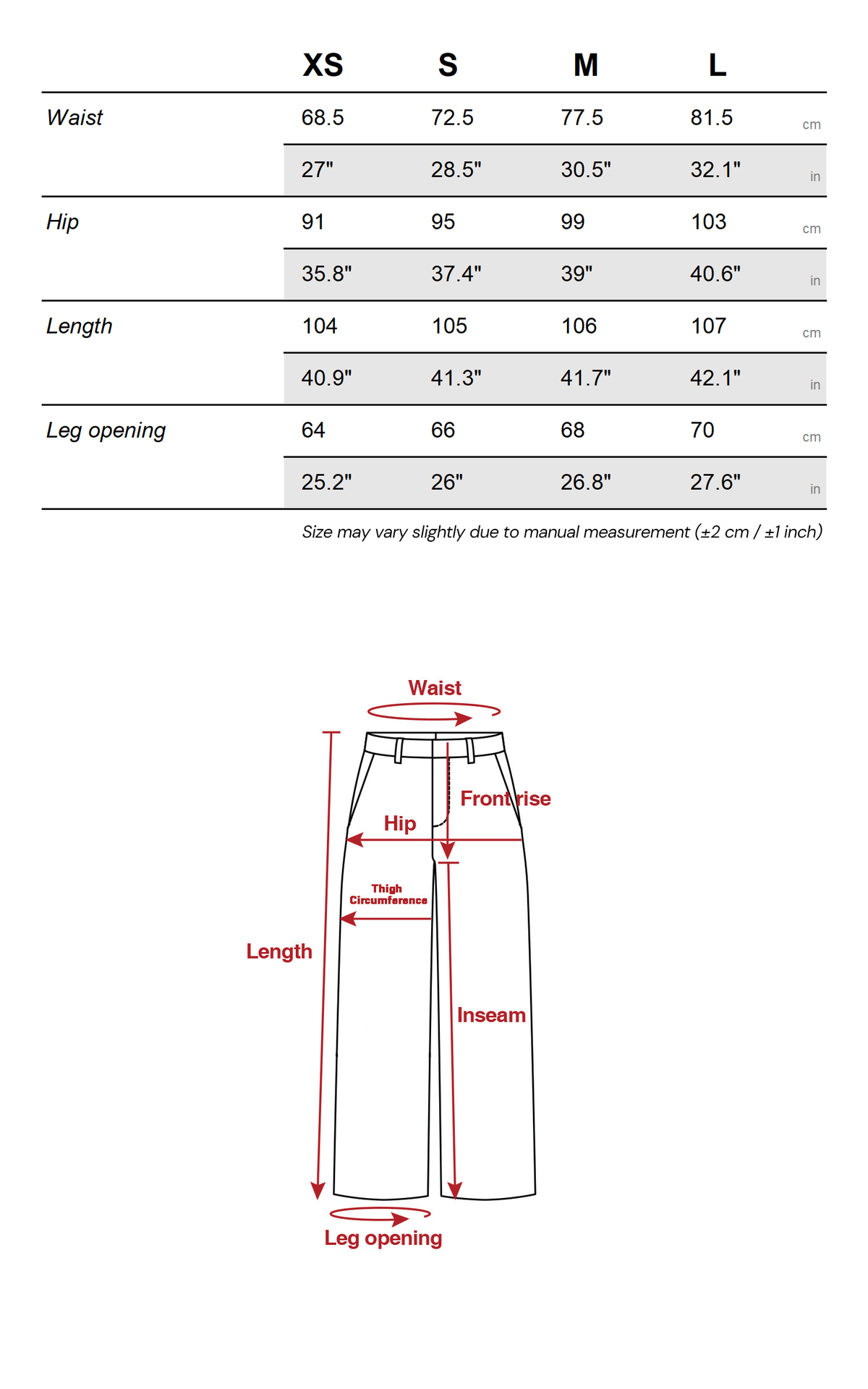 WARDEN EDGE グラフィック折り返しウエストプリーツワイドレッグパンツ