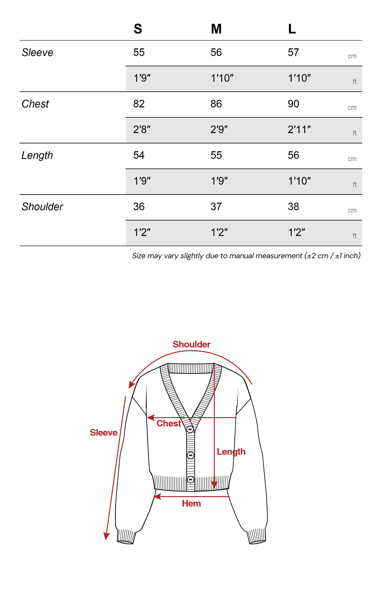 ROVENTE Cable Knit Button Cardigan