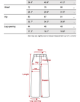 IAMXIAA Pantalon Taille Basse Coupe Slim Évasée