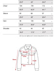 Rase le sol Veste en jean délavée & Ensemble pantalon large