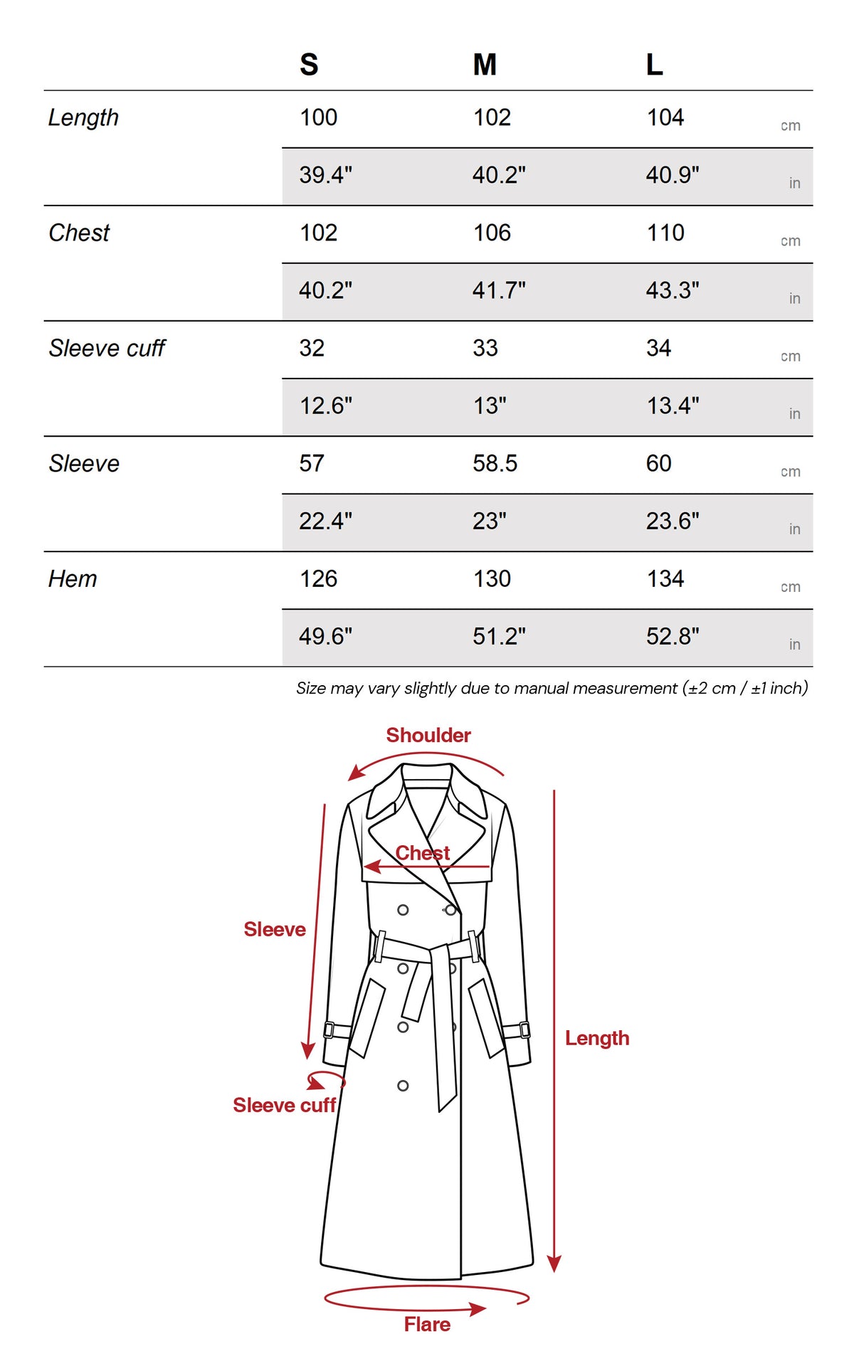 IAMXIAA Belted Oversized Long Trench Coat