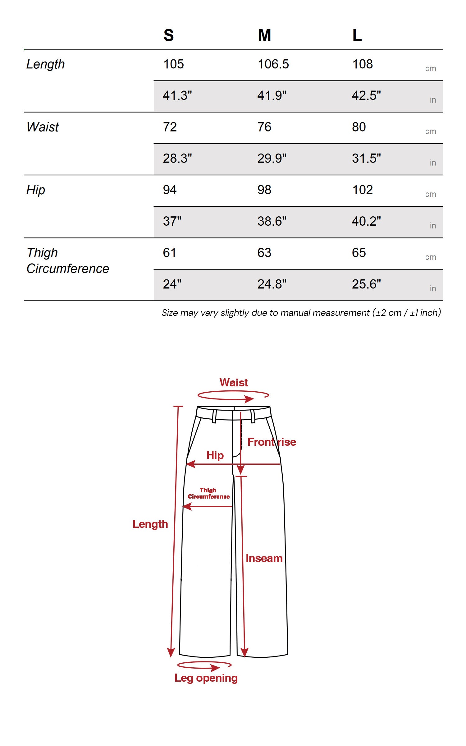 Rase le sol Pantalon en denim à jambes larges déstructuré