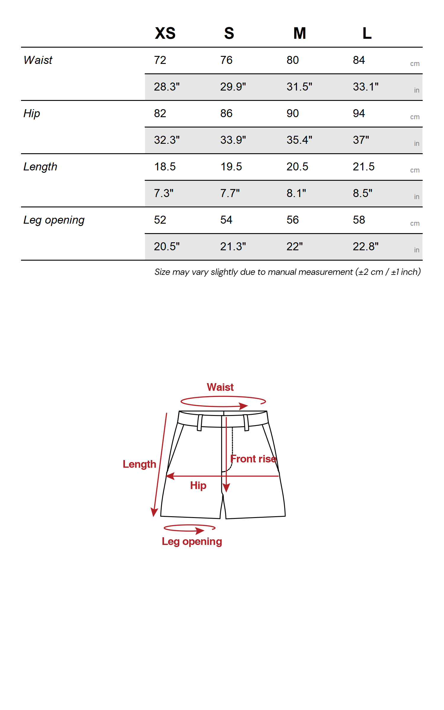 WARDEN EDGE Micro chaîne de perles taille basse Short