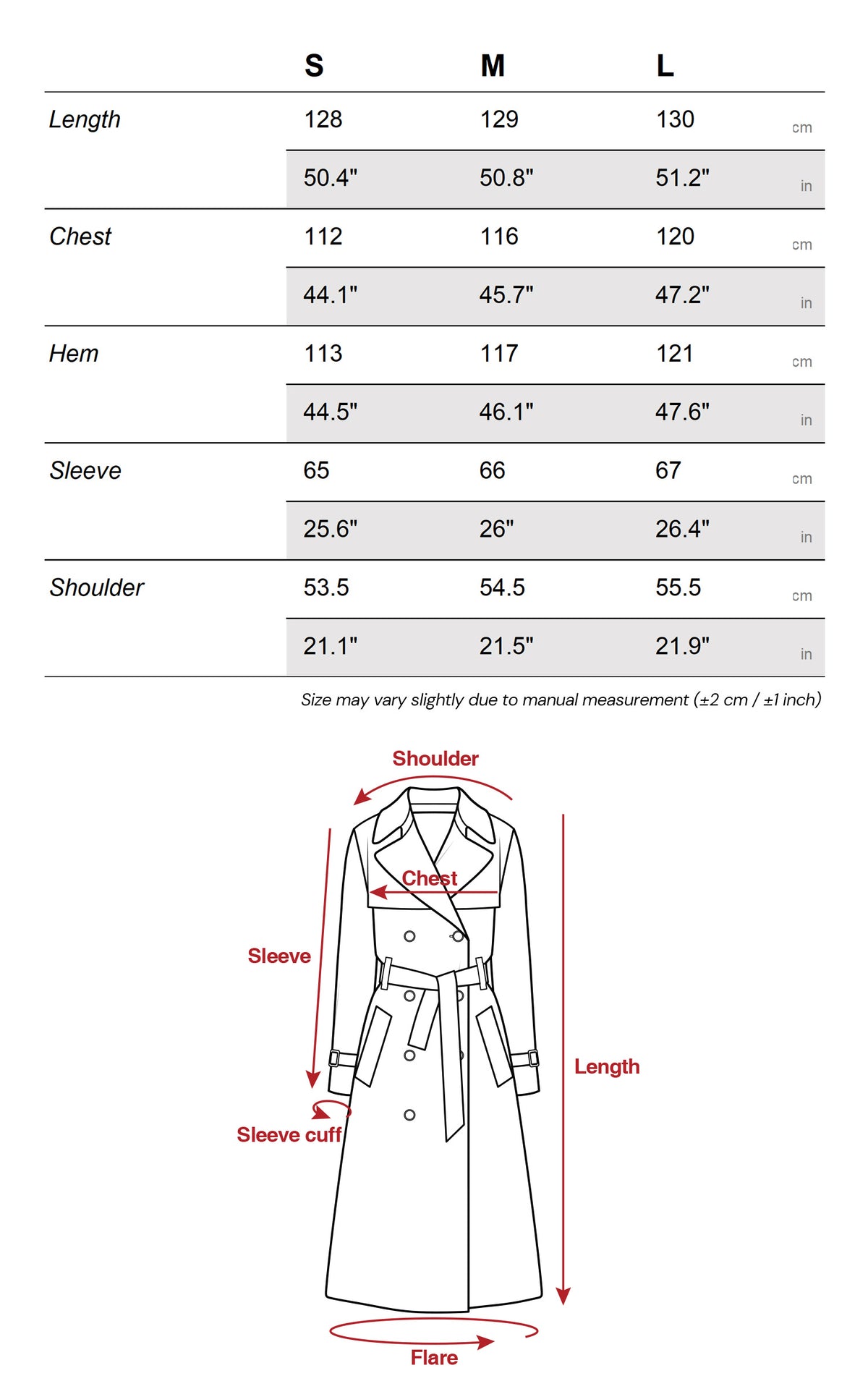 ROVENTE Manteau long maxi à double boutonnage et ceinture en mélange de laine