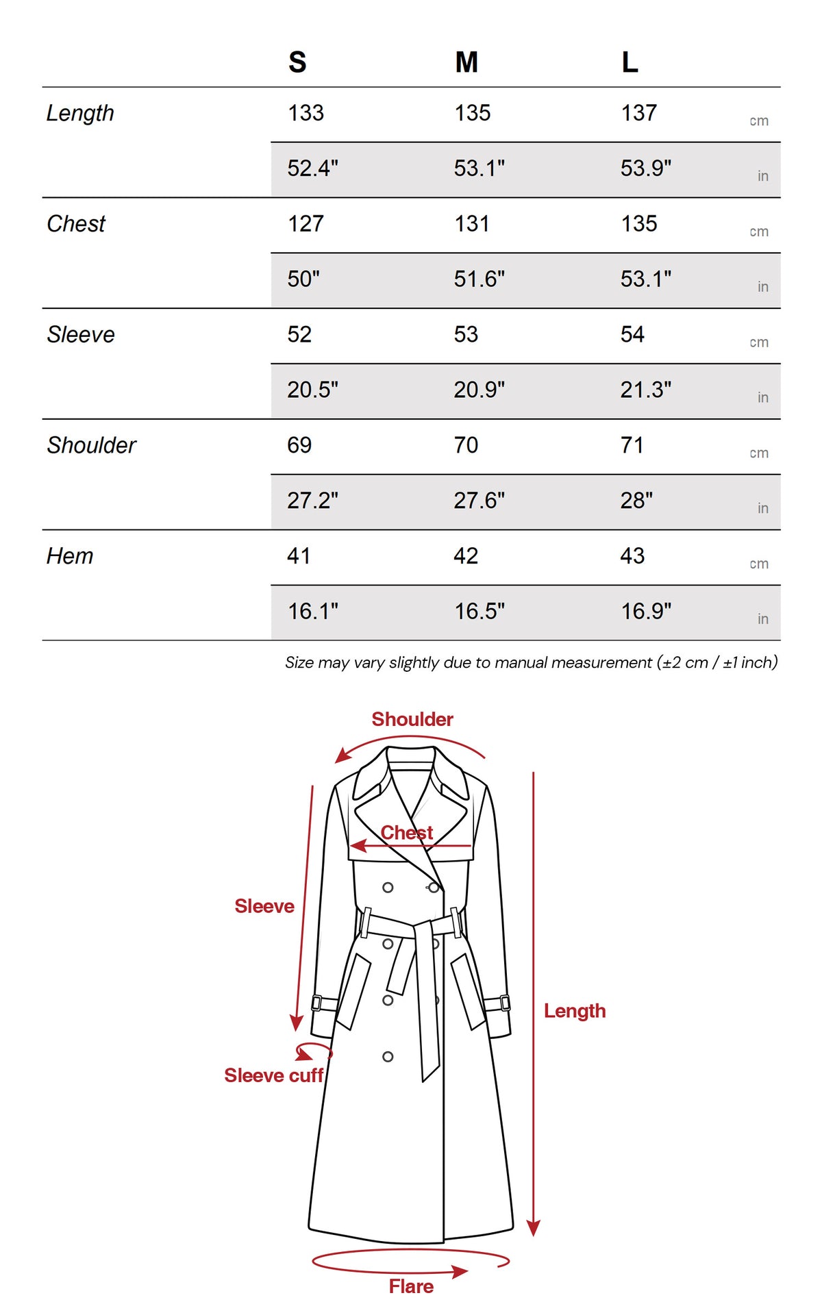 0122stepll Axis High-Neck Oversized Trench Coat