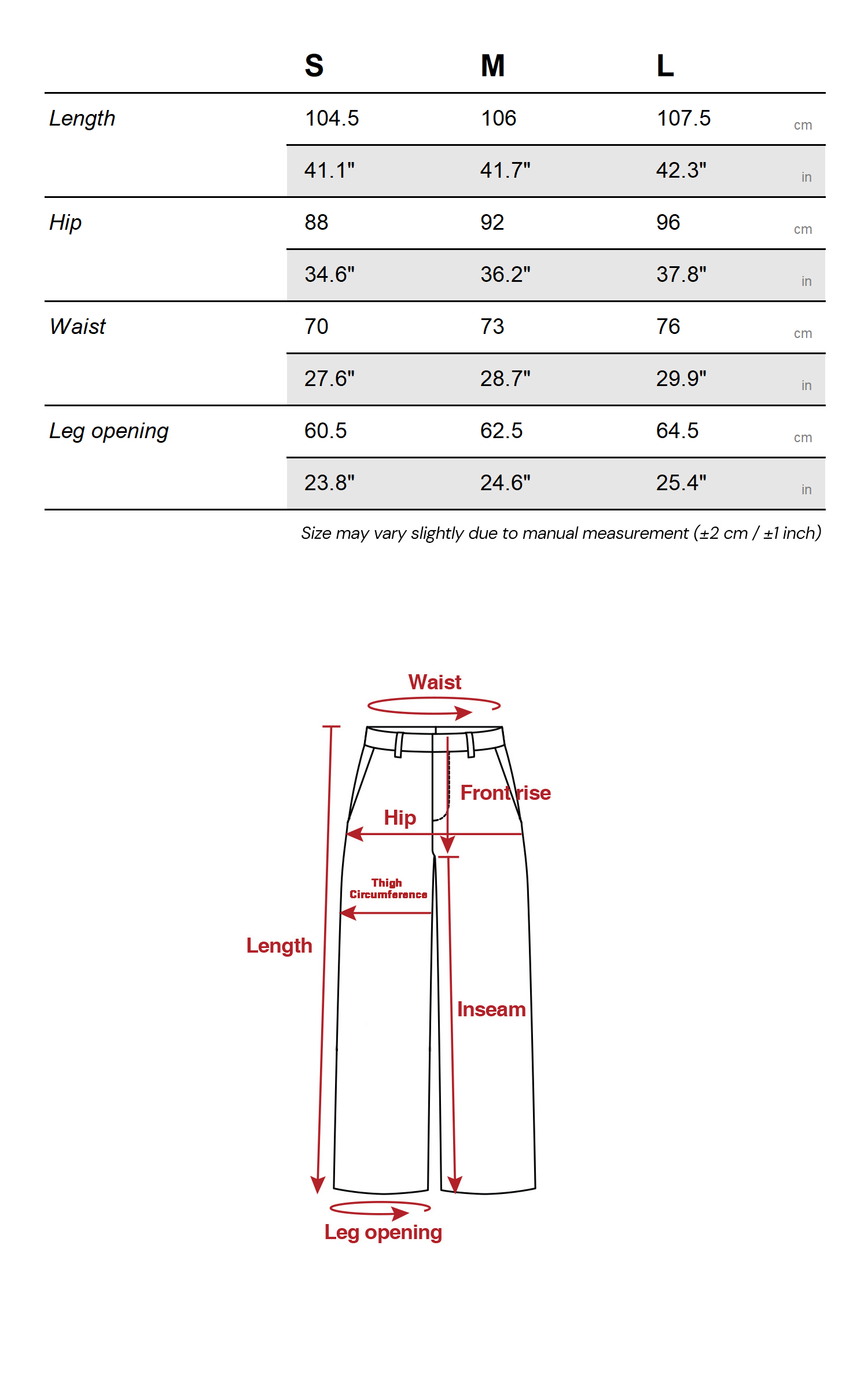 Rase le sol Pantalon en jean évasé à bords bruts