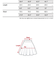 WARDEN EDGE Deconstructed Pleated Mini Skirt Belt