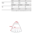 Rase le sol Folded Waist Pleated Mini Skirt