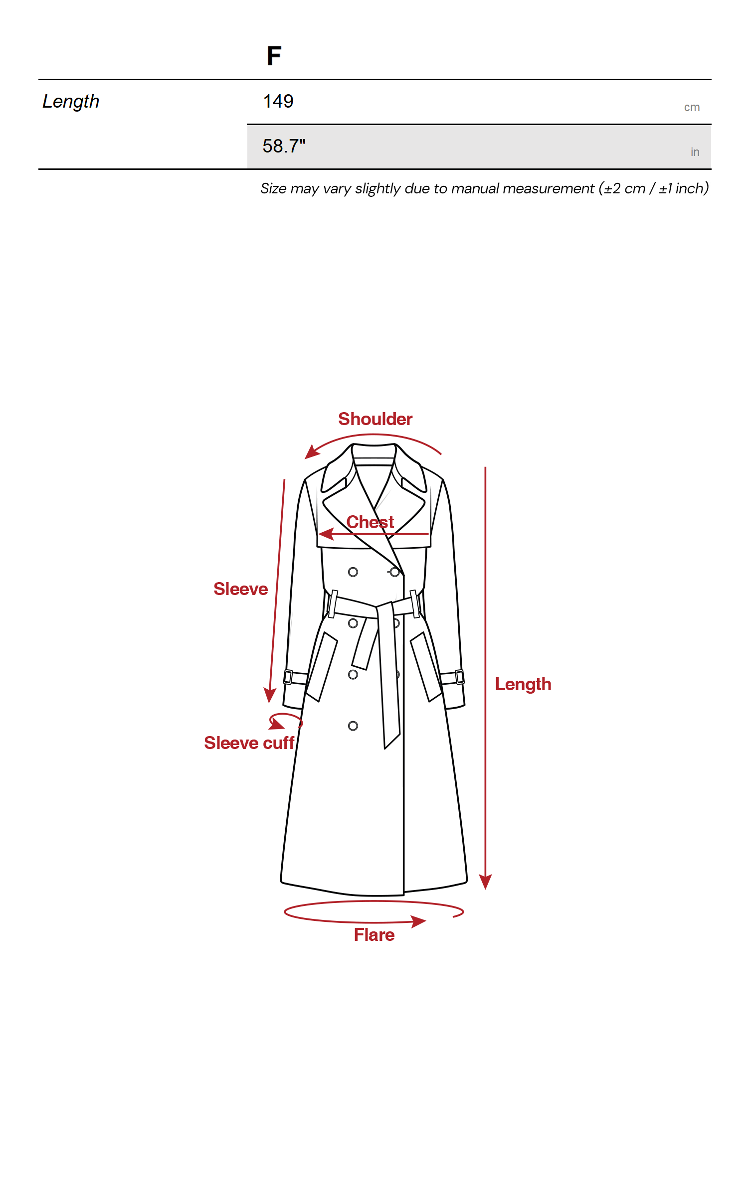 DOINDULGE Embroidered Long Kimono Coat with Flowing Silhouette and Contrast Details