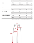 0122stepll Oversized Drawstring Wide-Leg Adjustable Hem Utility Pants