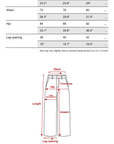 Hydrae Tailored Knee Length Wide Leg Pants