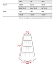 Rase le sol Layered Lace Balloon Midi Skirt