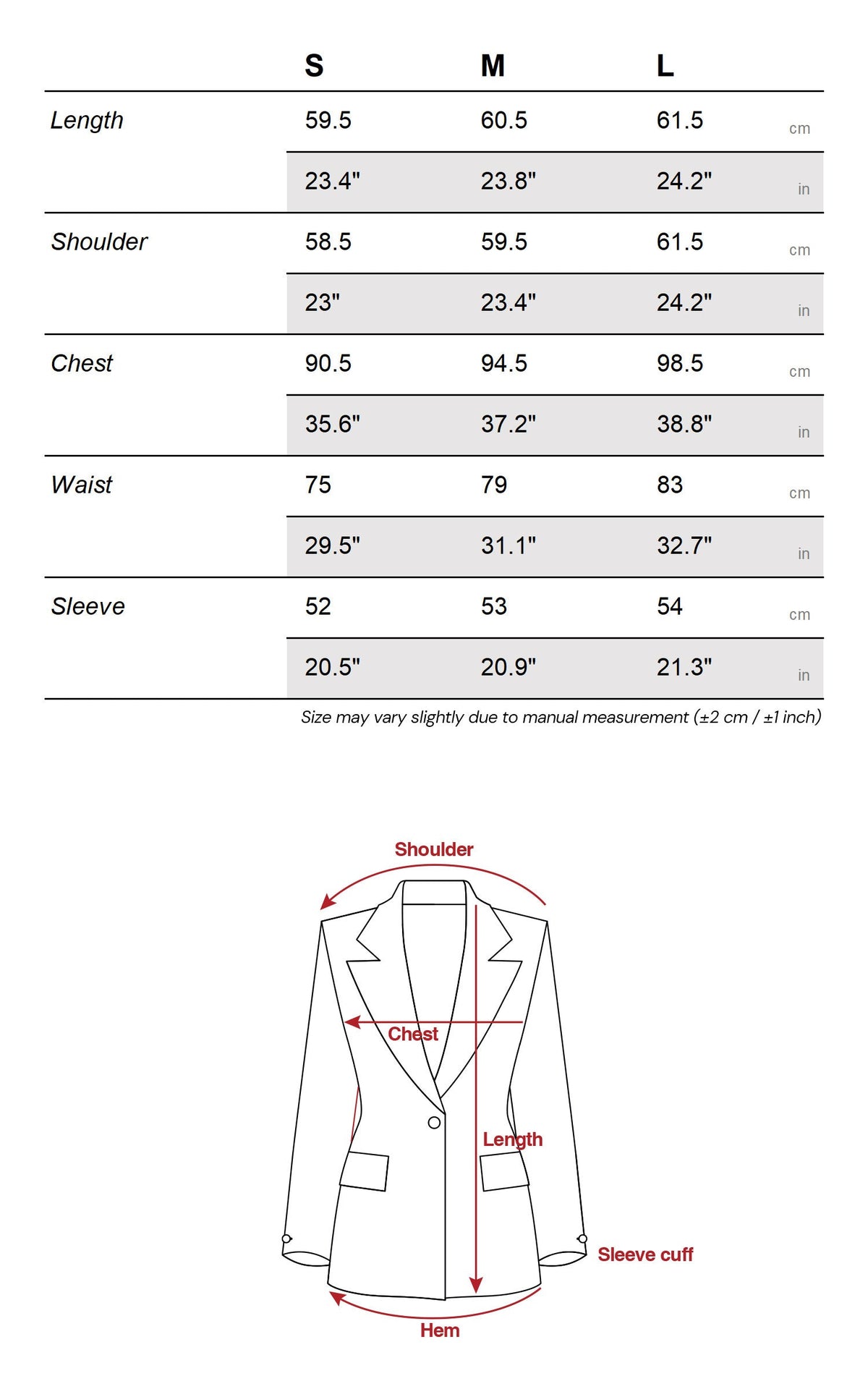 DOINDULGE Sculpted Waist Panel Detail Blazer