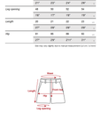 WARDEN EDGE Short en jean délavé taille basse, coupe slim, style urbain, micro-short avec détails de coutures structurées