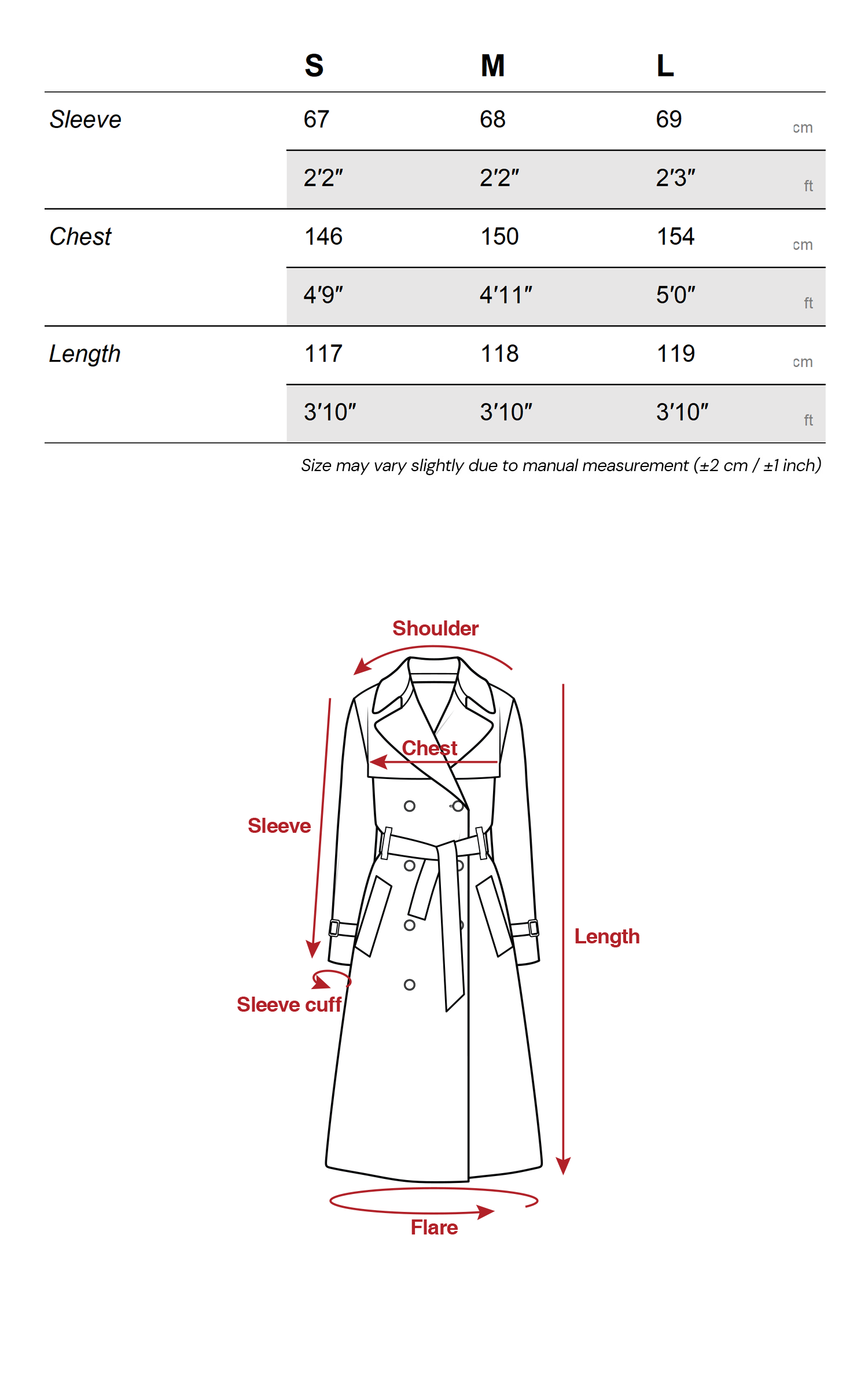 DOINDULGE Crinkled Long Coat with Contrast Inner Panel