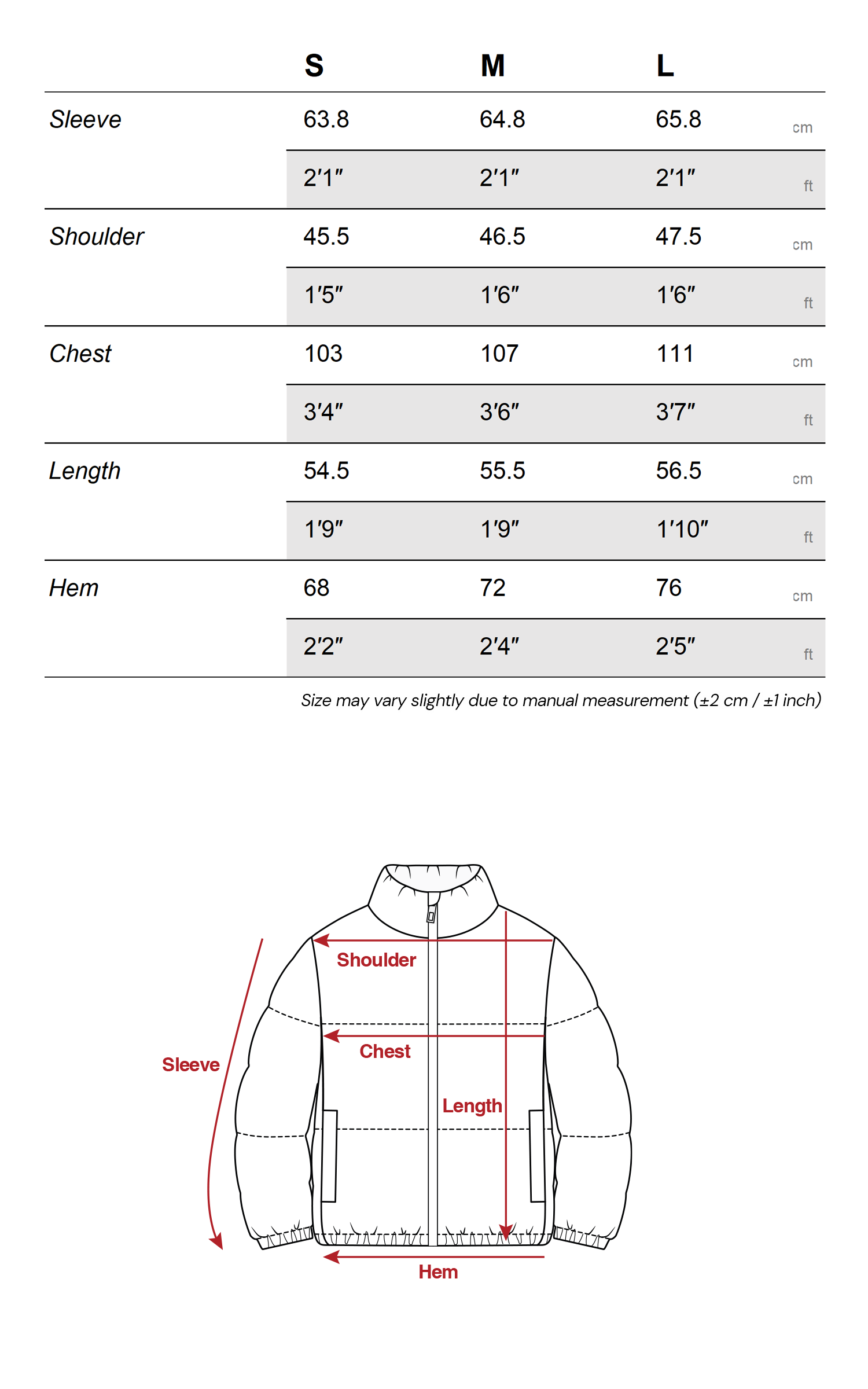 IAMXIAA 골지 하이넥과 커프드 밑단이 돋보이는 크롭 패딩 재킷