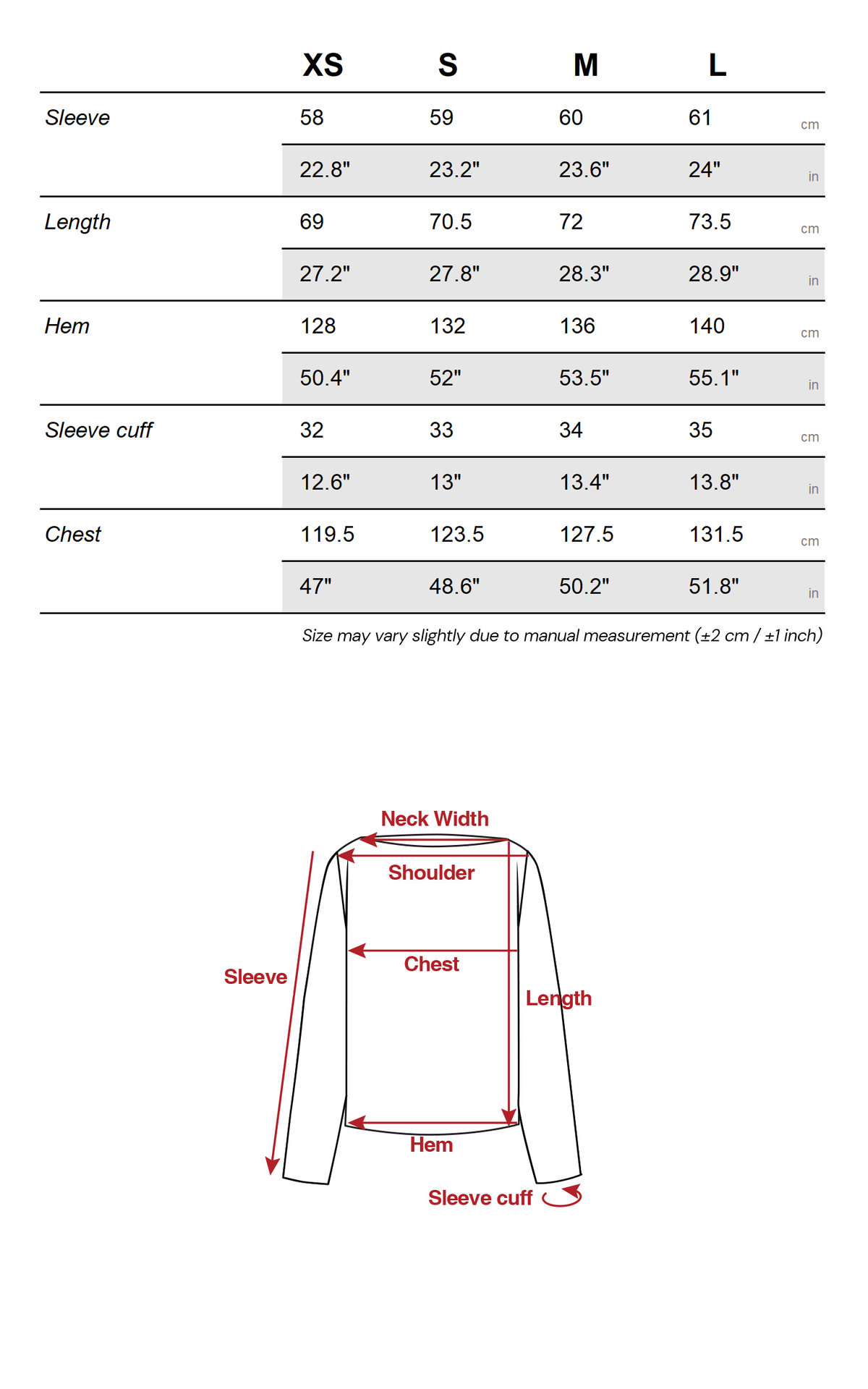 WARDEN EDGE Oversized Typographic Long Sleeve T-Shirt