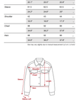 Hydrae Veste motard ajustée à col à boucle