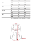 ROVENTE Double-Breasted Belted Blazer with Sculpted Shoulders & Peak Lapels