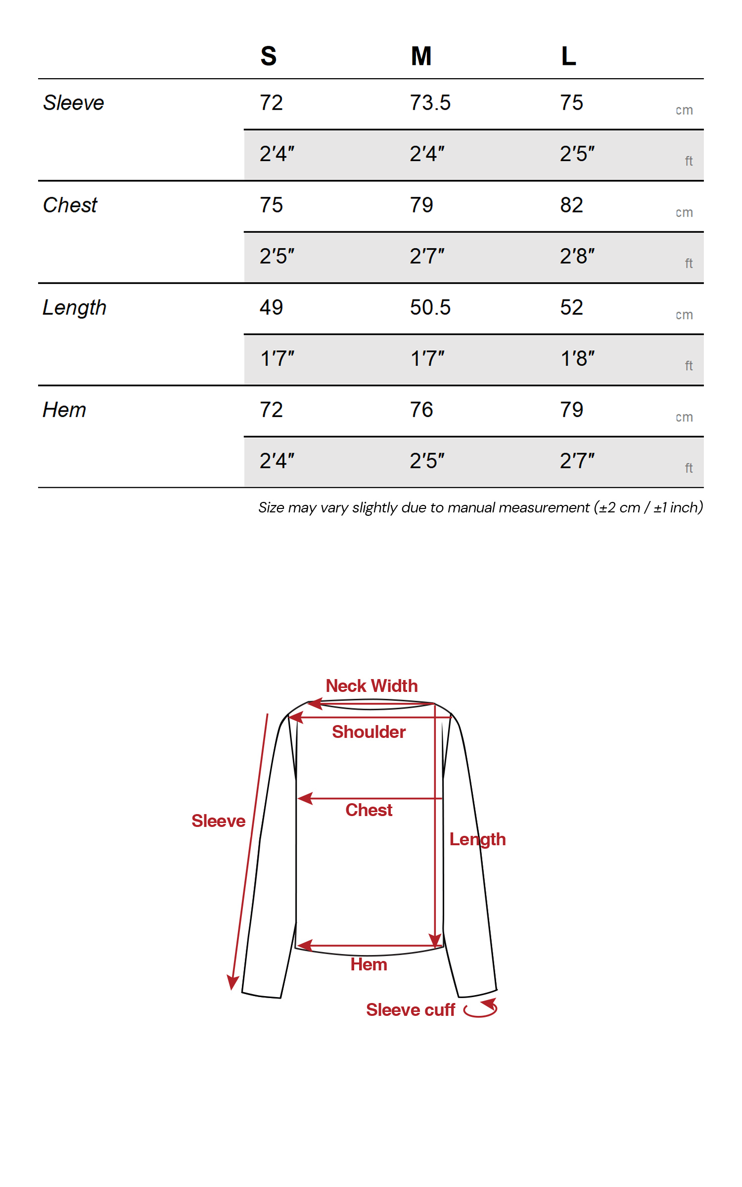 0122stepll Cropped Inner Layer Long Sleeve T-Shirt