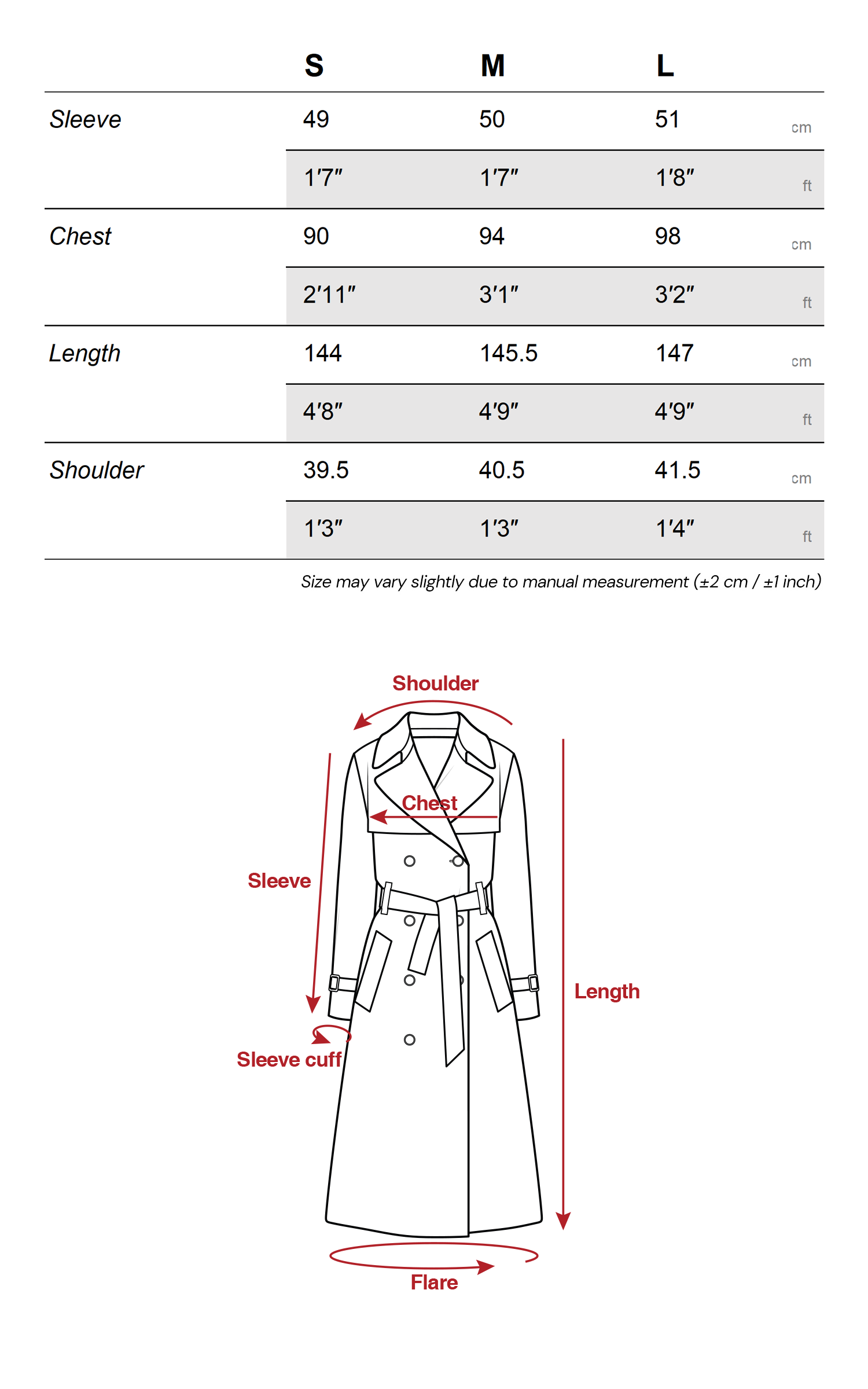 DOINDULGE Sculptural Long Coat with Faux-Fur Cuffs