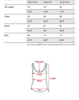 ROVENTE Rhinestone Logo Lace Trim Tank Top