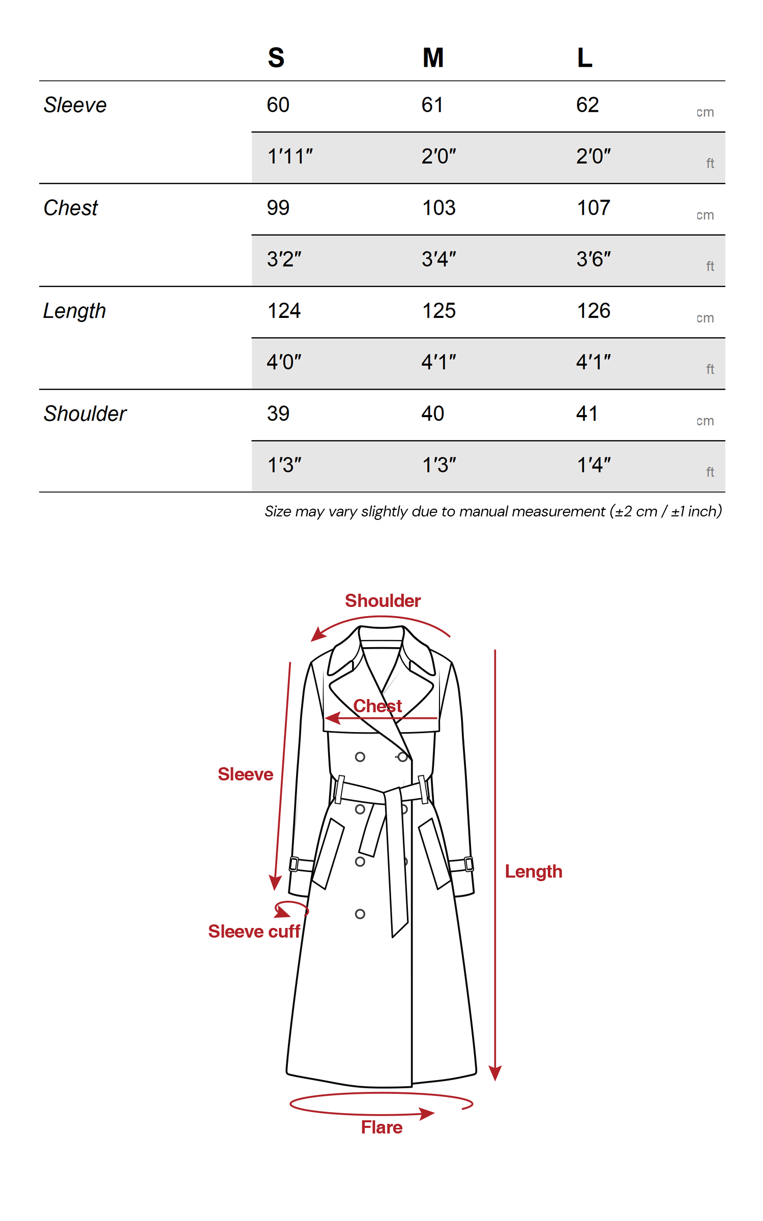 DOINDULGE Embroidered Asymmetric Long Coat
