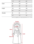 DOINDULGE Embroidered Asymmetric Long Coat