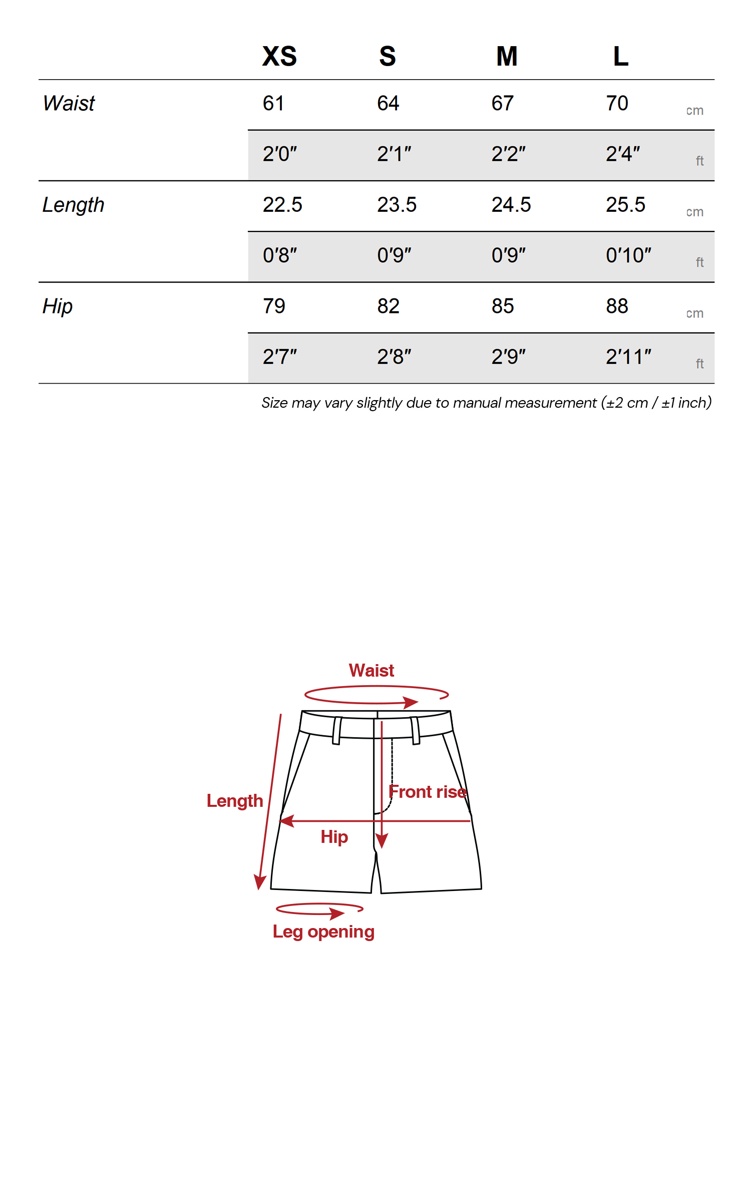 WARDEN EDGE 케이블 니트 반바지