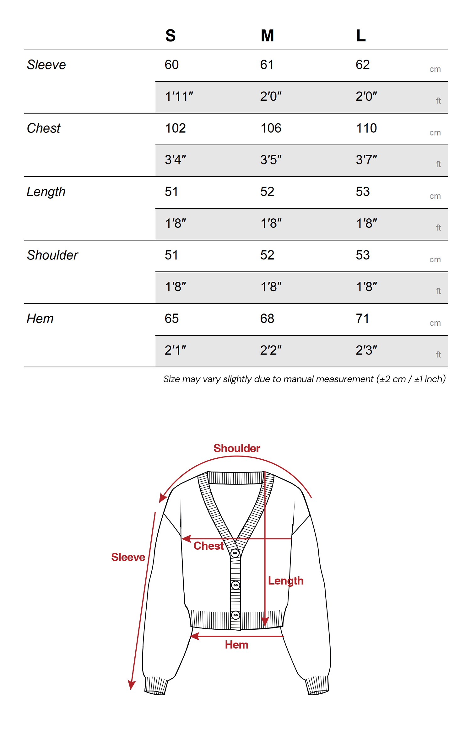 Rase le sol Argyle Knit Cropped Cardigan with Double Button Waist Design