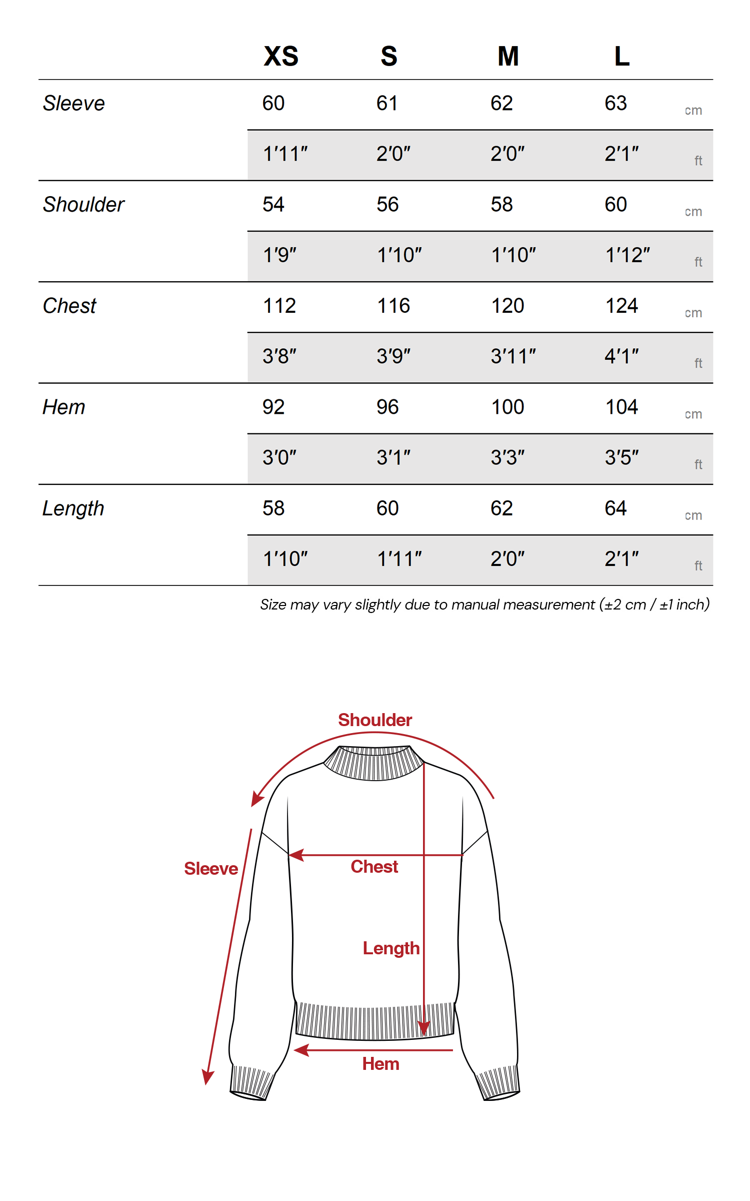 WARDEN EDGE 텍스처 오버사이즈 니트 스웨터